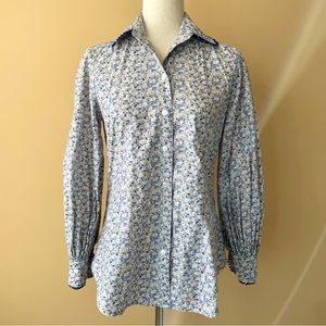 🔻LAST CHANCE🔻 TISH COX Floral Buttondown Blouse